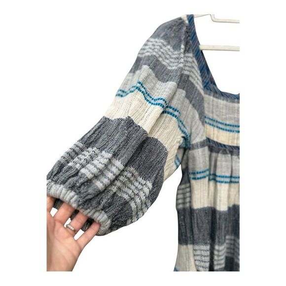 Free People All Lined Up Mini Dress Size S $148 boho coastal cottagecore fall - Picture 7 of 8